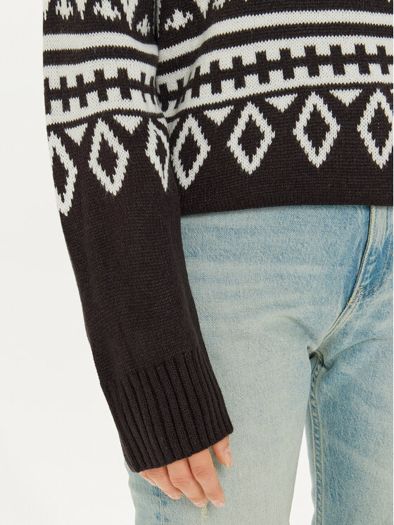 Brave Soul Brave Soul Sweater LK-230NAVHO Fekete Regular Fit