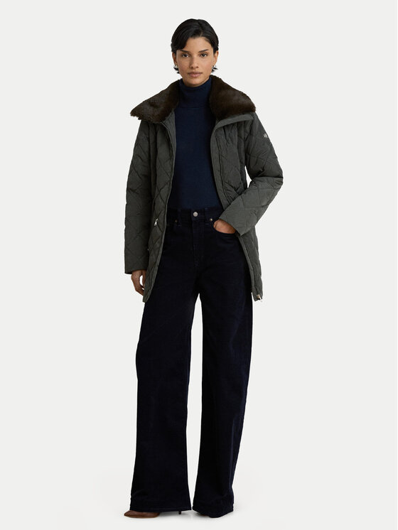 LAUREN RALPH LAUREN LAUREN RALPH LAUREN Pūkinė striukė 297P23481003 Tamsiai žalia Regular Fit