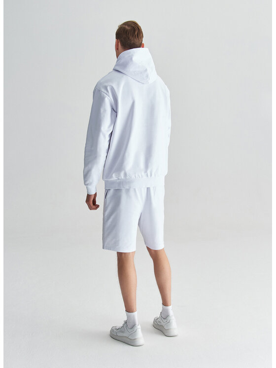 Pako Lorente Pako Lorente Szorty sportowe C22SF-WS-00 Biały Oversize