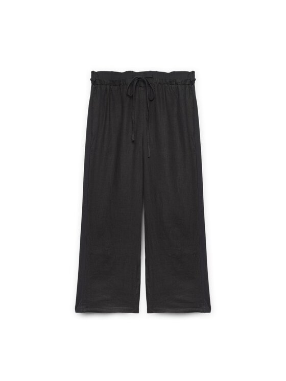 Fiorella Rubino Fiorella Rubino Spodnie materiałowe P143T004864N033 Czarny Regular Fit