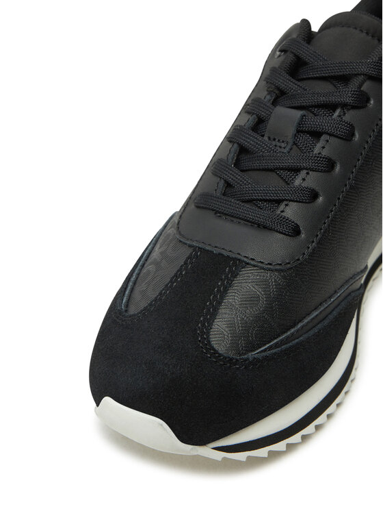 Calvin Klein Calvin Klein Laisvalaikio batai Runner Lace Up - Mono Mix HW0HW02294 Juoda
