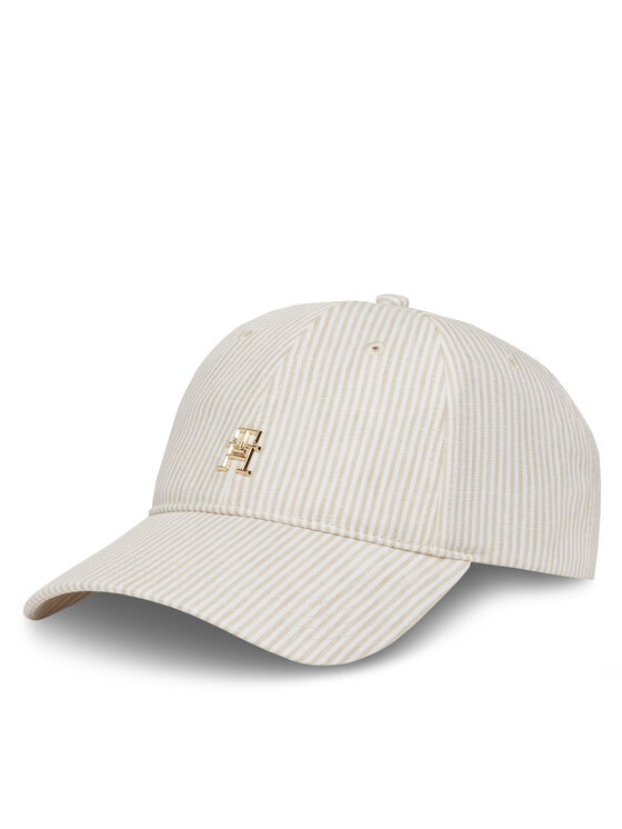 Tommy Hilfiger Tommy Hilfiger Kepurė su snapeliu Premiu Beach AW0AW17141 Smėlio