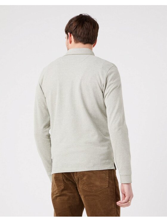 Wrangler Wrangler T-shirt REFINED POLO Verde Regular Fit