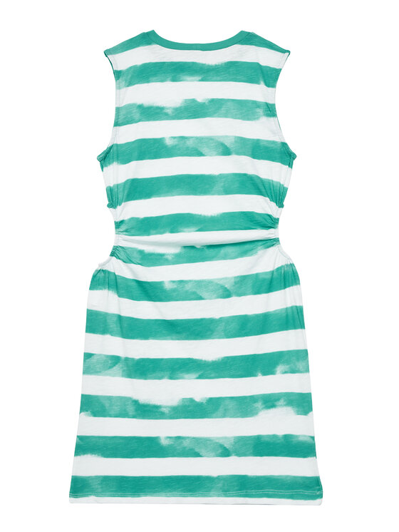 United Colors Of Benetton United Colors Of Benetton Vasarinė suknelė 3SL3CV013 Žalia Regular Fit