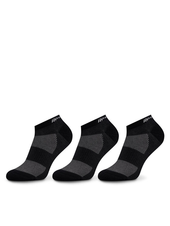 Set de 3 perechi de șosete joase unisex Reebok Te Low Cut Sock 3P GH0408 Black