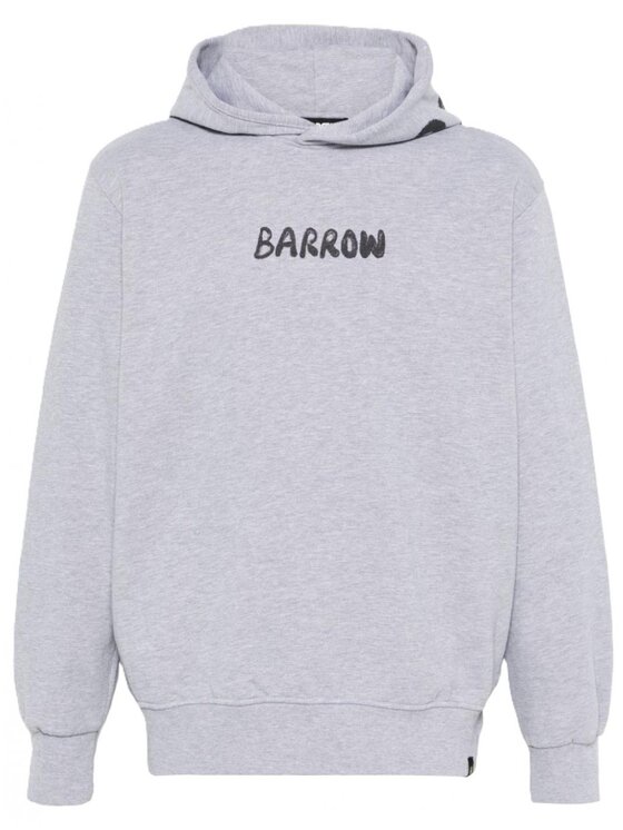 Barrow Barrow Felpa f4bwuahs042-107 Grigio Regular Fit