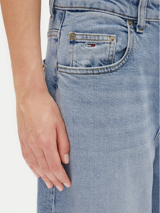 Tommy Jeans Tommy Jeans Blugi Charlie Mr Loose Wd Bi0112 Co DW0DW20615 Albastru Relaxed Fit