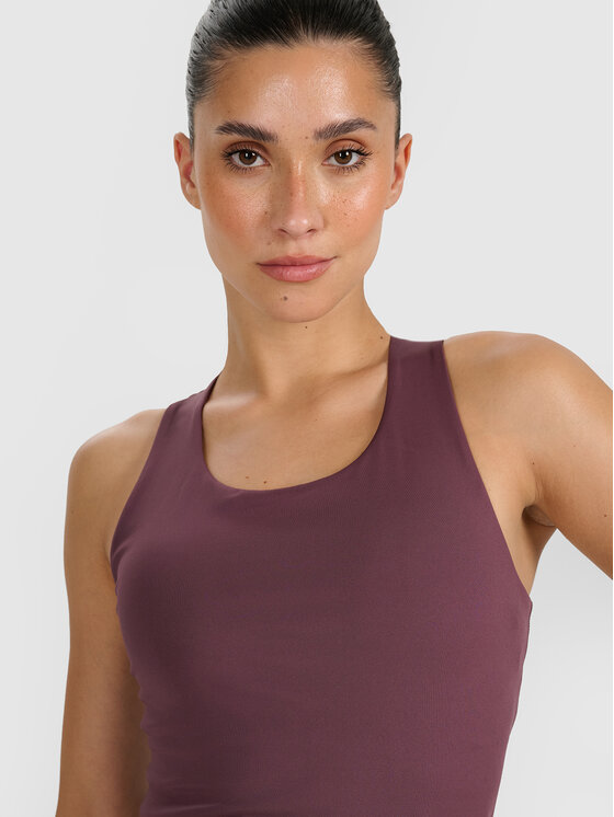 4F 4F Tank top MULTI ACTIVE Brązowy Slim Fit