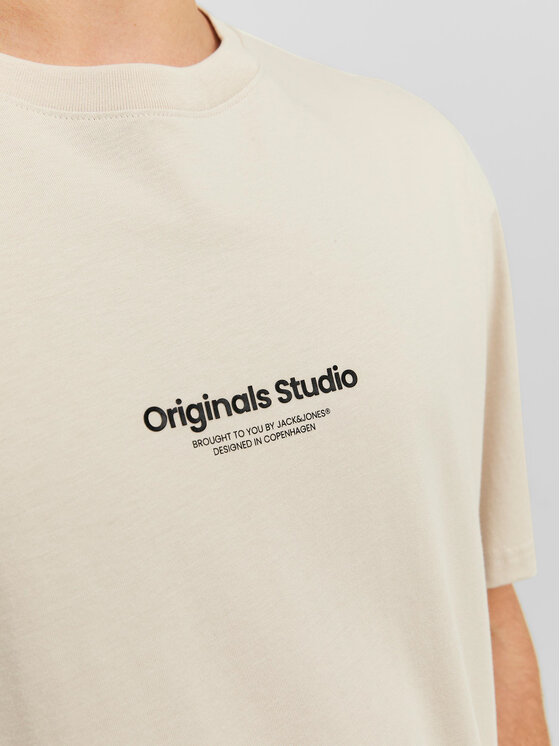 Jack&Jones Jack&Jones T-shirt Vesterbro 12240121 Bež Relaxed Fit