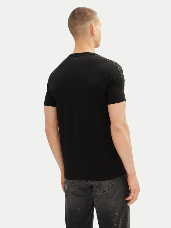KARL LAGERFELD KARL LAGERFELD Póló 755053 552221 Fekete Regular Fit