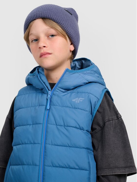 4F 4F Smanicato 4FJRAW25TVJAM324-32S Blu scuro Regular Fit