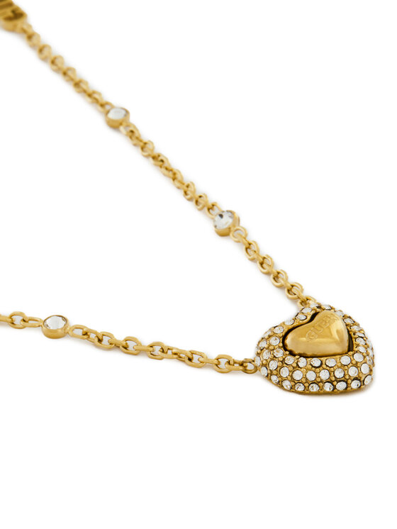 Guess Guess Naszyjnik JUBN05 018JW Złoty