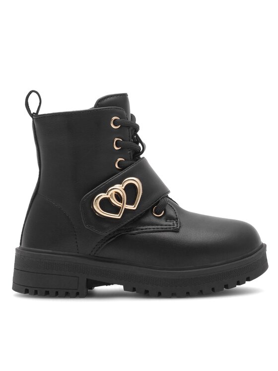 Nelli Blu Členková obuv CM230503-1 Čierna