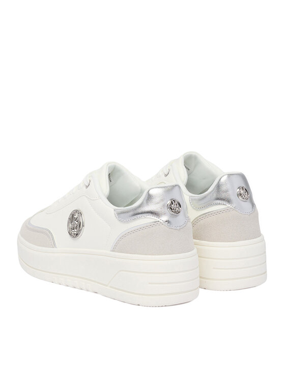 U.S. Polo Assn. U.S. Polo Assn. Сникърси EO-KERRY001W/GY1 Бял