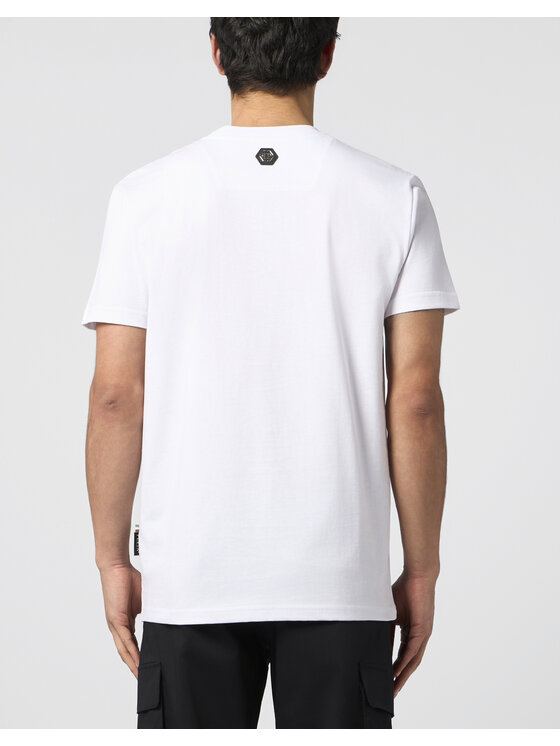 PHILIPP PLEIN PHILIPP PLEIN T-Shirt 29825 Biały Regular Fit