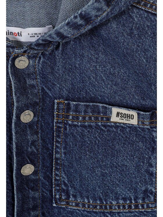minoti minoti Koszula jeansowa 33SHIRT201 Granatowy Regular Fit