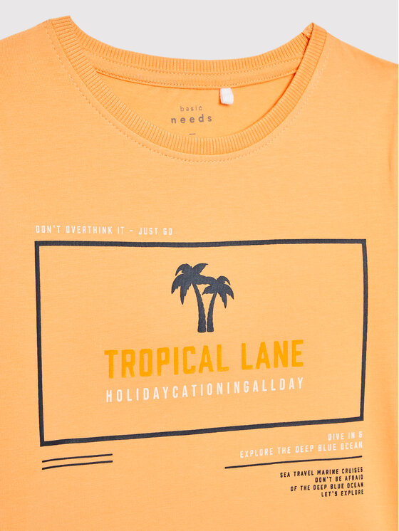 NAME IT NAME IT T-shirt 13202756 Arancione Regular Fit