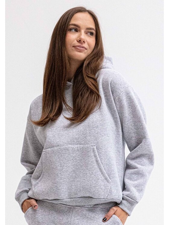 DKaren Sport DKaren Sport Bluza DK-K-B6 Szary Classic Fit