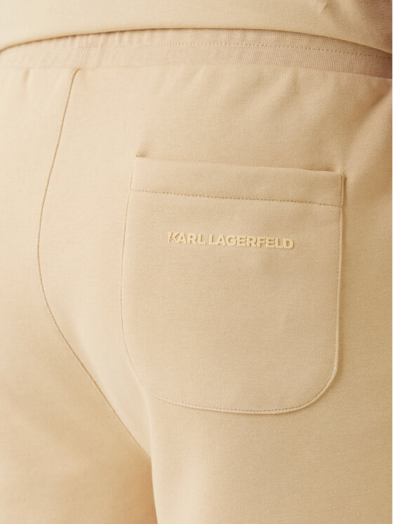 KARL LAGERFELD KARL LAGERFELD Pantaloncini sportivi 705118 562900 Beige Loose Fit