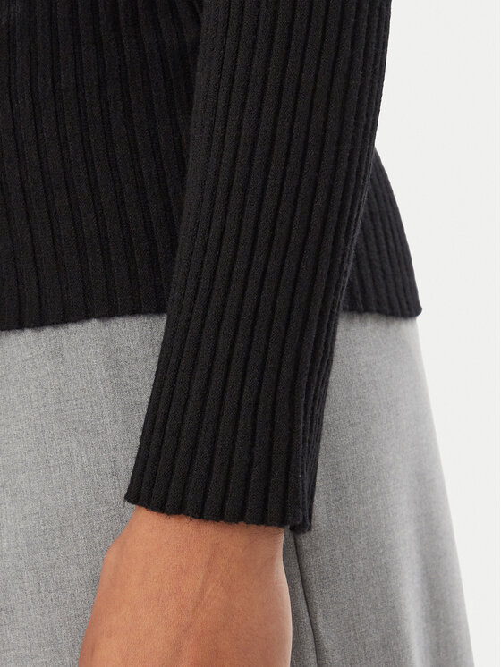Rinascimento Rinascimento Blūze CFM0012380003 Melns Slim Fit