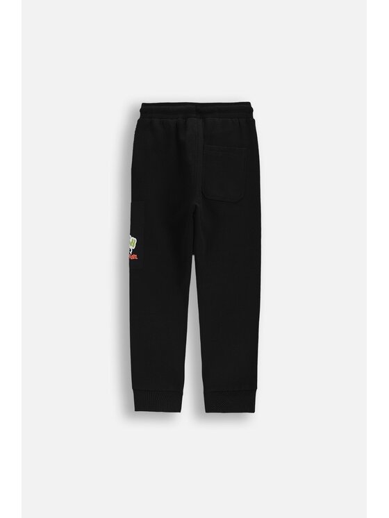 Coccodrillo Coccodrillo Teplákové nohavice ZC5120201SBK-021 Čierna Regular Fit
