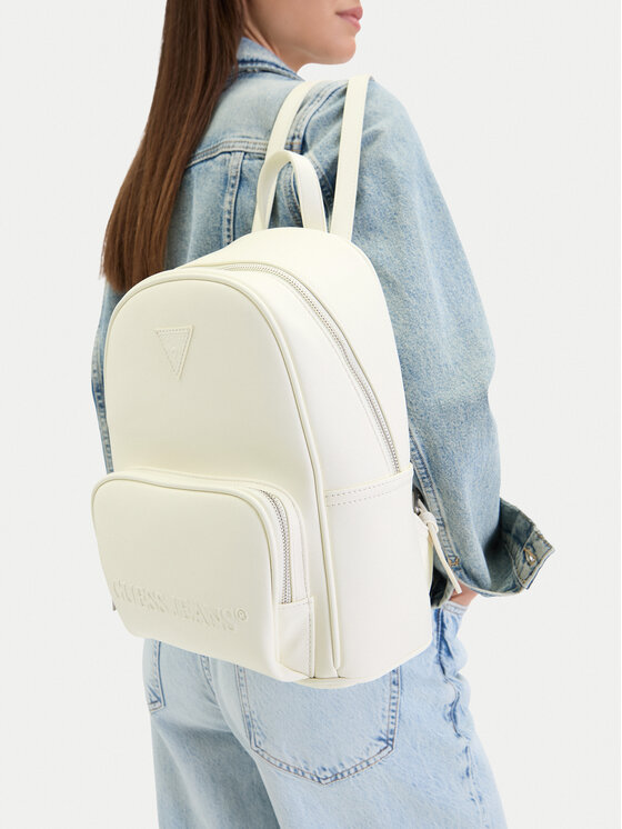 Guess Jeans Guess Jeans Rucksack CWBEO-GUESS-B-011-09 Écru