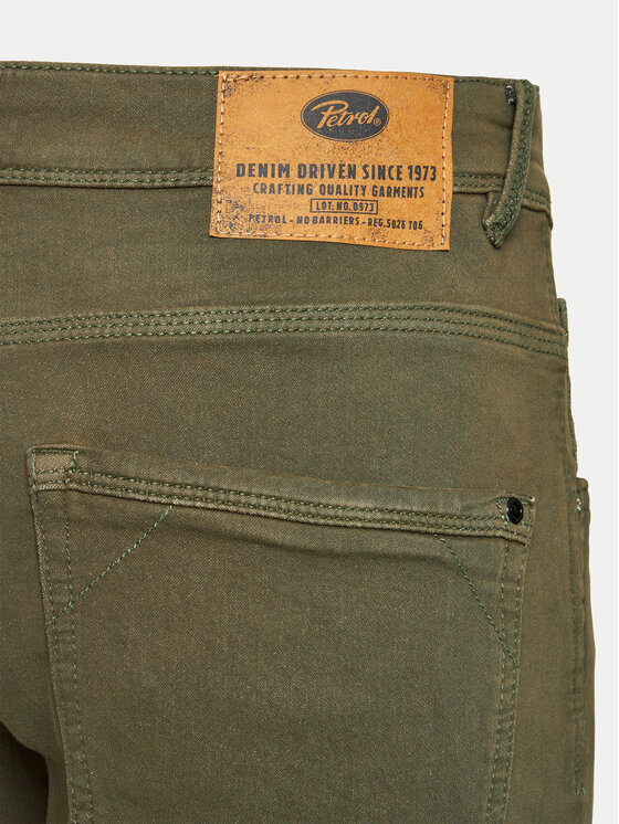 Petrol Industries Petrol Industries Pantaloncini di jeans M-1030-SHO005 Beige Regular Fit