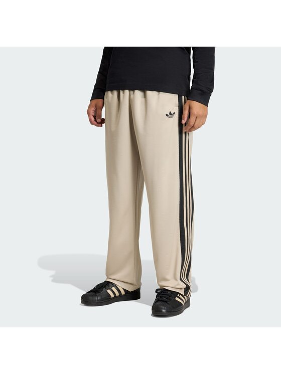 adidas adidas Spodnji del trenirke KE0116 Bež Loose Fit