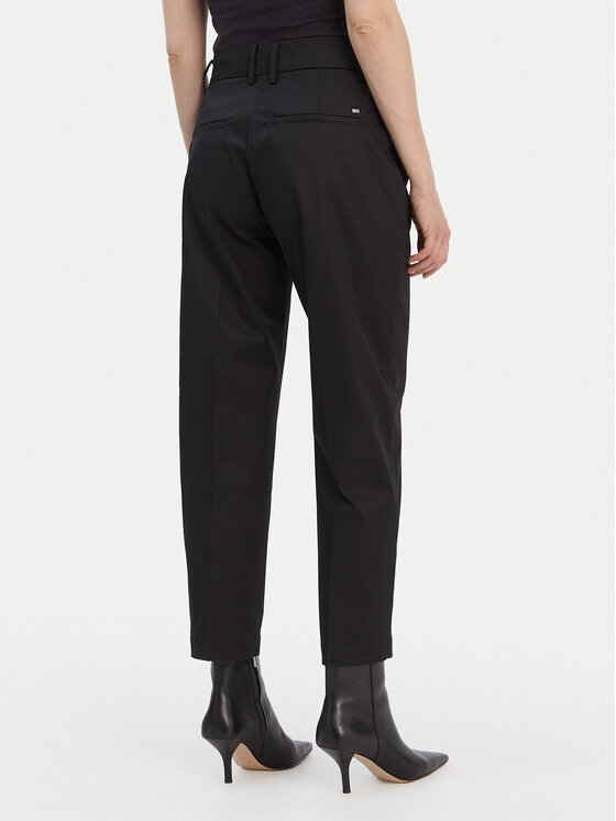 Tommy Hilfiger Tommy Hilfiger Чино панталони WW0WW40504 Черен Straight Fit