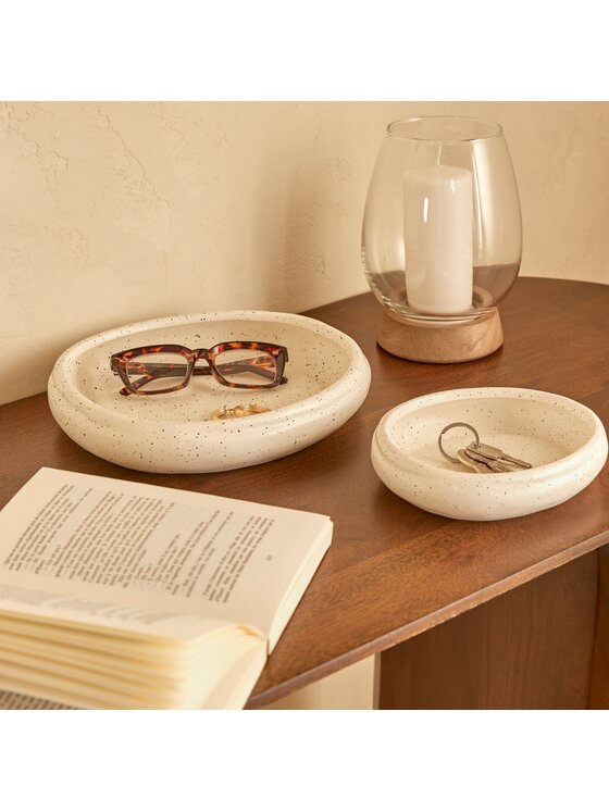 MIAhome MIAhome Patera komplet 2 szt. ceramicznych WONJA Beżowy