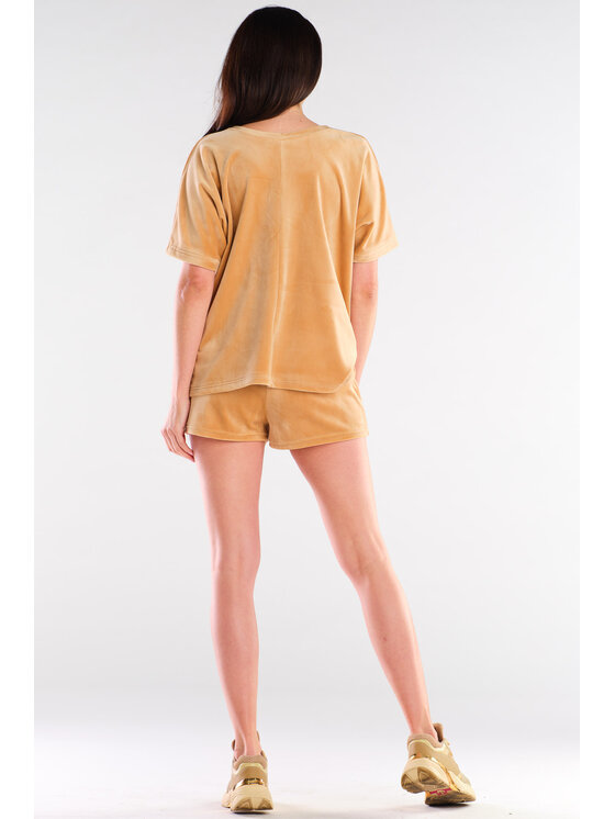 Awama Awama Szorty A418 Beżowy Basic Fit