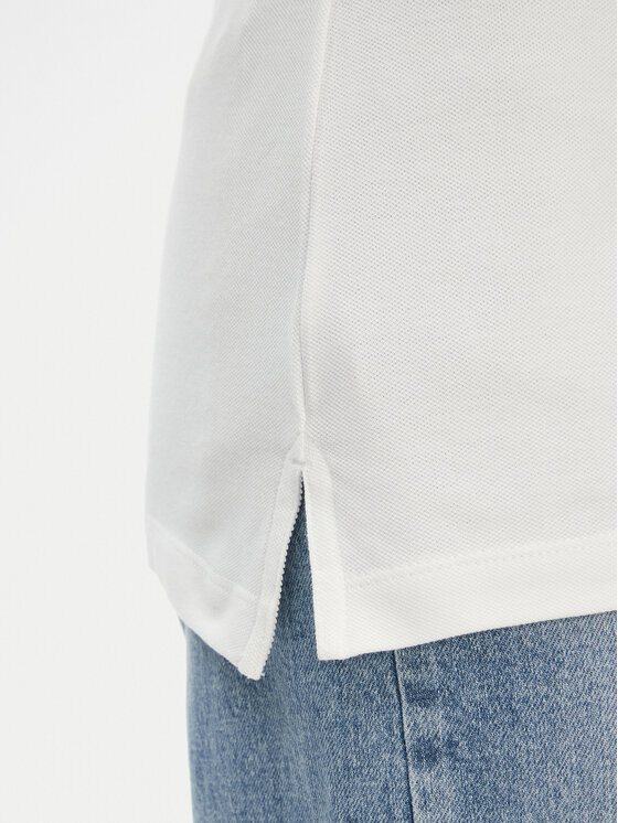 Tommy Hilfiger Tommy Hilfiger Bluză 1985 WW0WW46790 Alb Slim Fit
