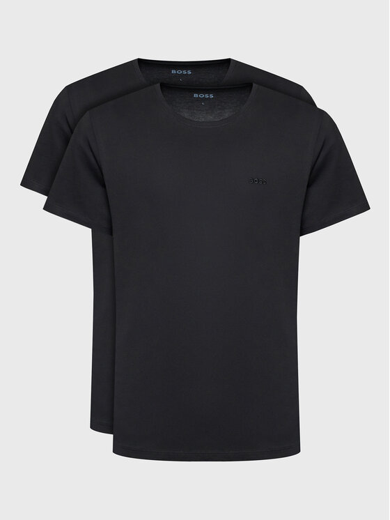 Férfi 2 póló készlet BOSS, Méret: L, Fekete, Comfort 50475294