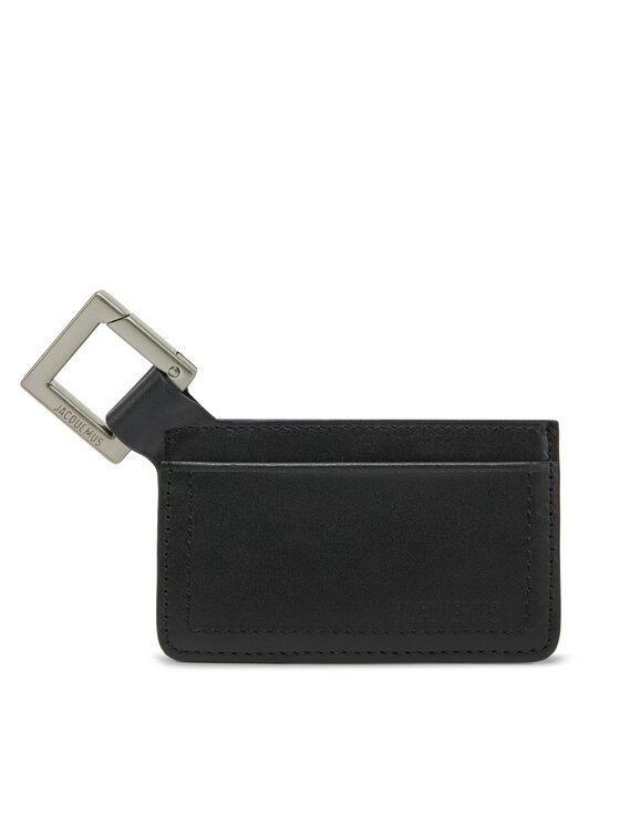 JACQUEMUS JACQUEMUS Pouzdro na kreditní karty 24E245SL125 Černá
