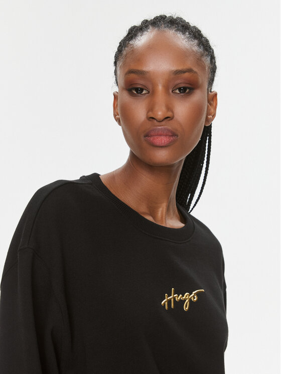HUGO Hugo Mikina Classic 50508558 Čierna Relaxed Fit