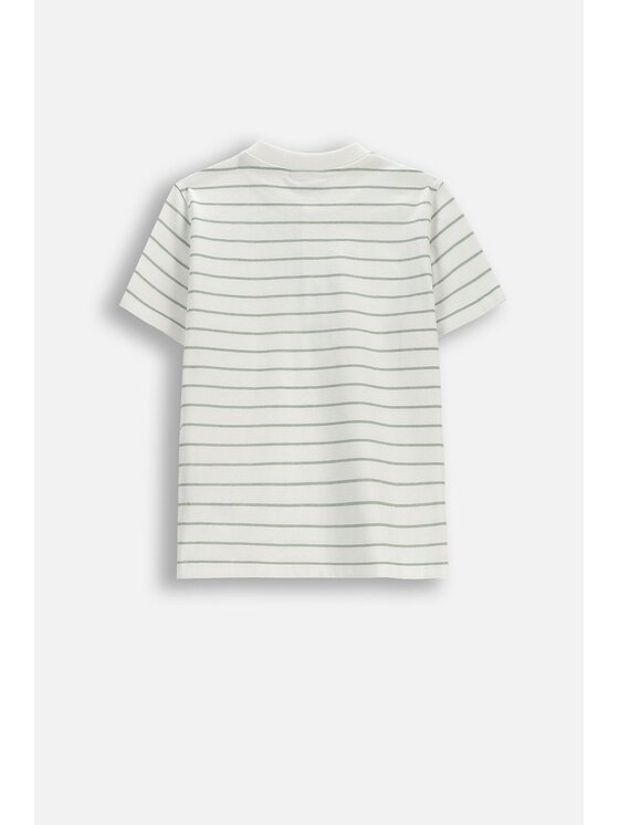 Coccodrillo Coccodrillo T-Shirt WC6143206TBK-003 Krémová Regular Fit