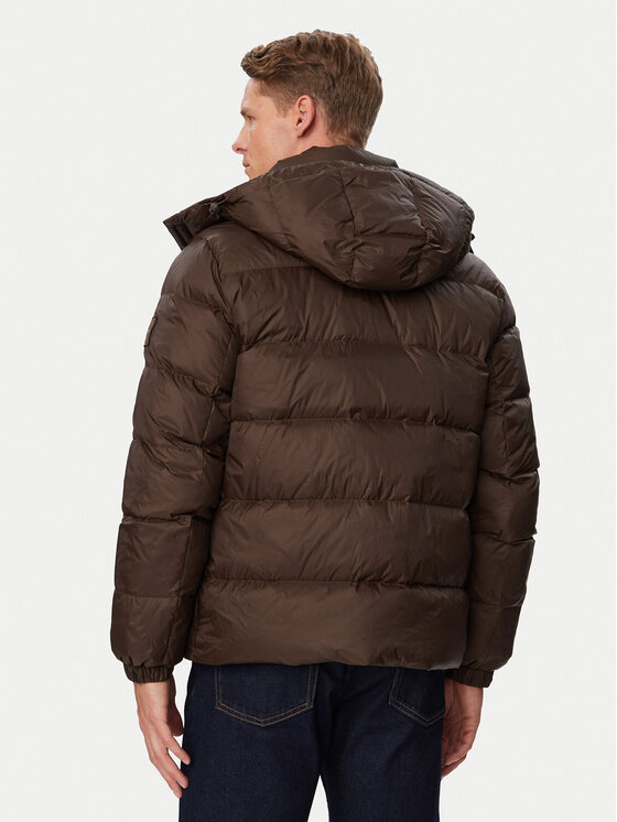 Calvin Klein Jeans Calvin Klein Jeans Kurtka puchowa LV04RG515G Brązowy ciemny Regular Fit