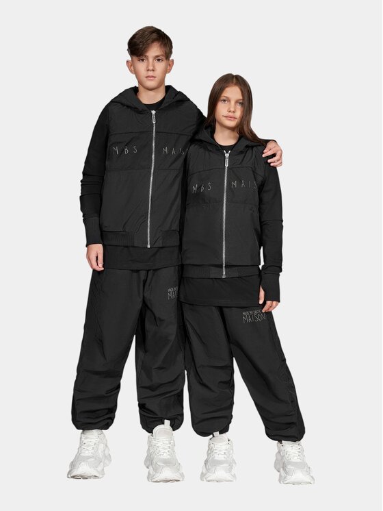 MADE BY SOCIETY MADE BY SOCIETY Kurtka przejściowa NUVE - H37780 Czarny Basic Fit