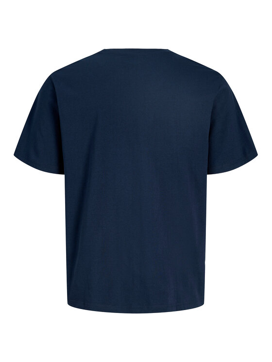 Jack & Jones Jack & Jones T-Shirt Frank 12288092 Tmavomodrá Relaxed Fit