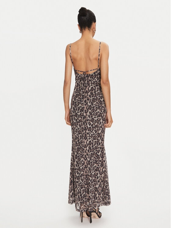 Gina Tricot Gina Tricot Každodenné šaty 24060 Hnedá Slim Fit