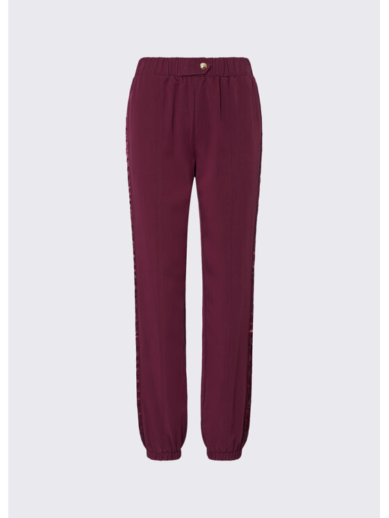 Liu Jo Liu Jo Pantaloni di tessuto TF6267T700A91718 Viola Regular Fit