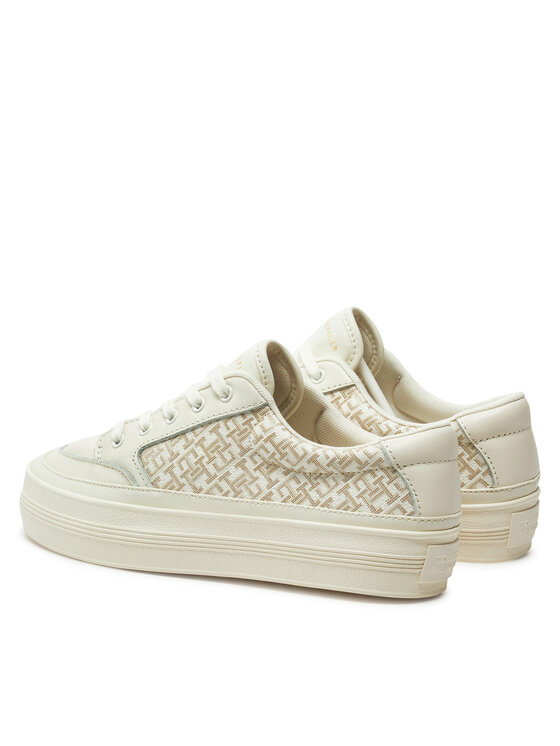 Tommy Hilfiger Tommy Hilfiger Tossud Vulc Leather Sneaker Monogram FW0FW08331 Ekrüüvärv