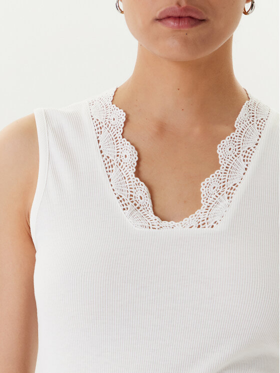 Morgan Morgan Top 251-DADILO Bianco Slim Fit