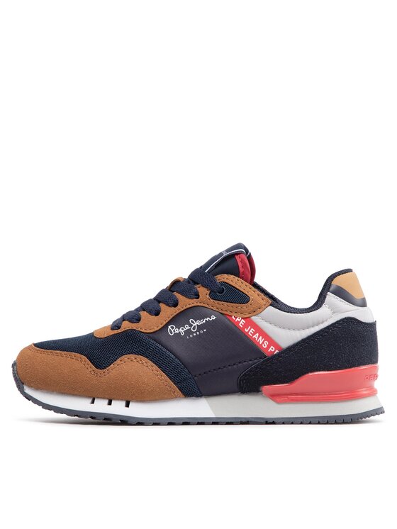 Pepe Jeans Pepe Jeans Tenisice London One Basic B PBS30540 Tamnoplava