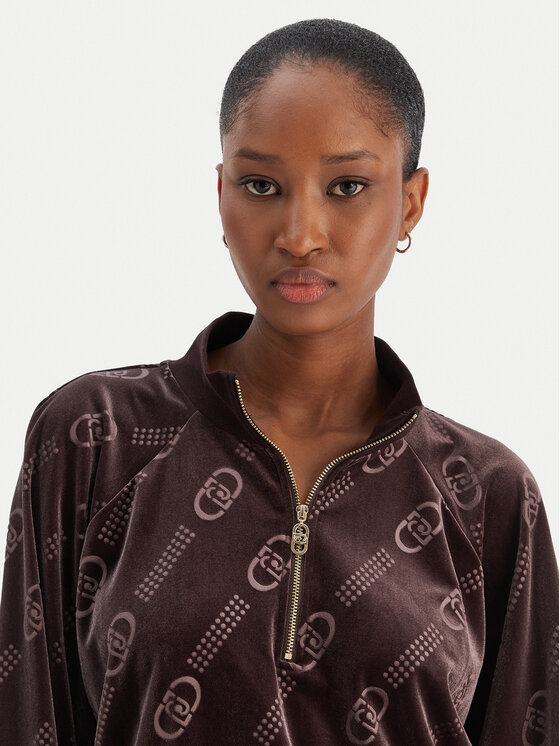 Liu Jo Sport Liu Jo Sport Felpa TF5110 J4955 Marrone Relaxed Fit