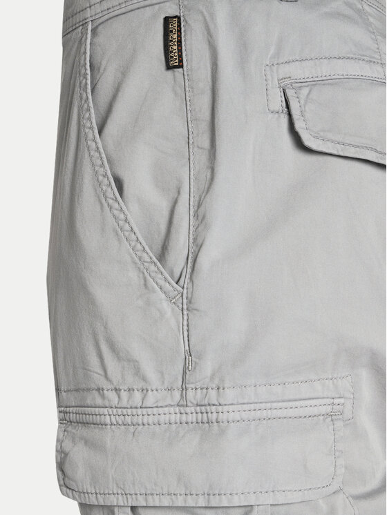 Napapijri Napapijri Spodnie materiałowe NP0A4IDQH621 Szary Regular Fit