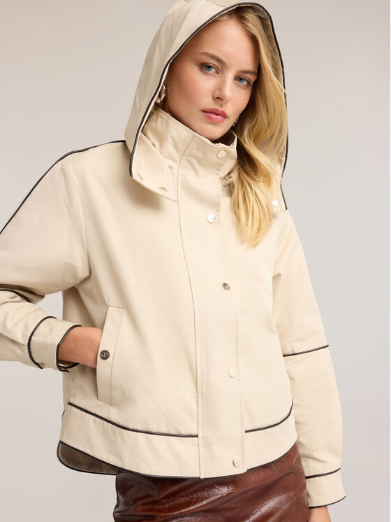 Motivi Motivi Cappotto invernale R024W000196N0R2 Crema Over Fit