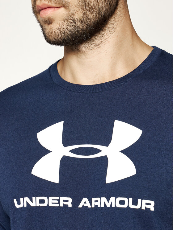Under Armour Under Armour Tricou Ua Sportstyle Logo 1329590 Bleumarin Loose Fit