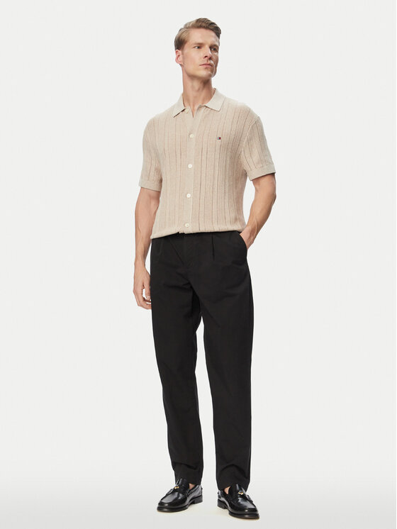 Tommy Hilfiger Tommy Hilfiger Chino Harlem MW0MW43158 Crna Regular Fit