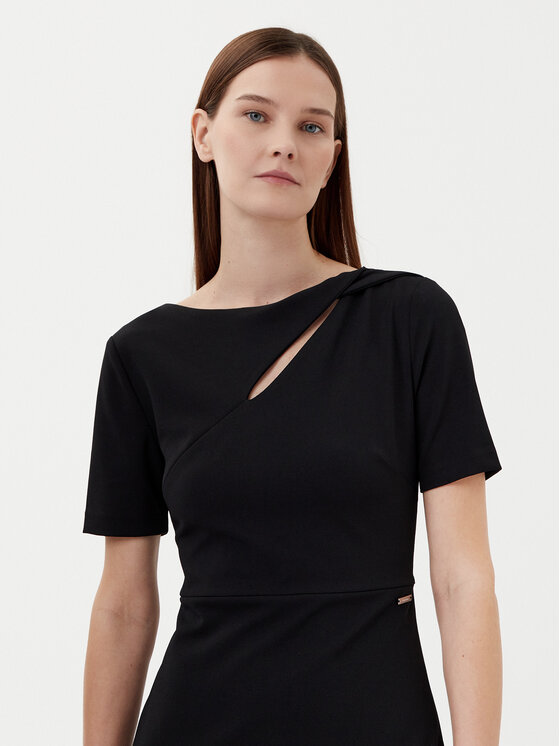 Calvin Klein Calvin Klein Φόρεμα κοκτέιλ K20K208174 Μαύρο Regular Fit